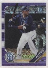 2019 Bowman Chrome Prospects Purple Shimmer Refractor Hudson Potts #BCP-230 it9