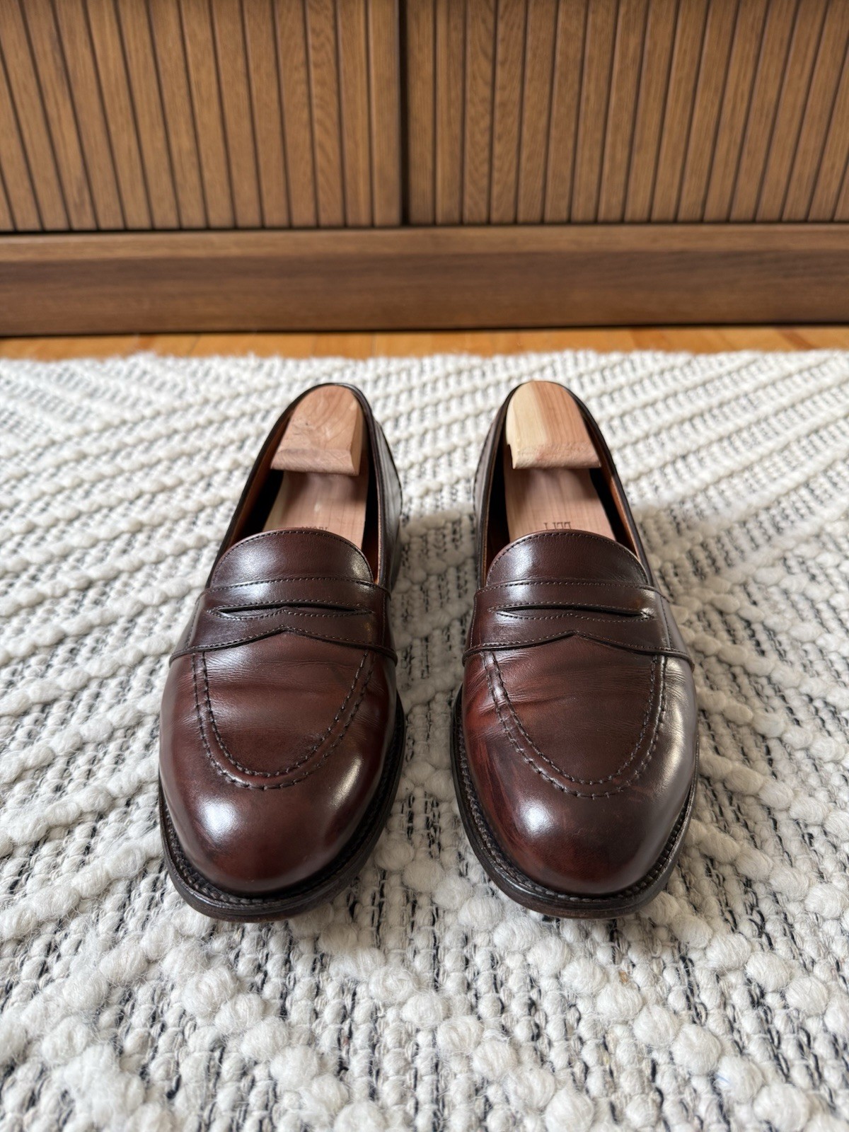 Alden 686 Dark Brown Calfskin Full Strap Loafer