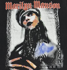 Vintage MARILYN MANSON Antichrist God 90s Band Sz.L Single Stitch Shirt REPRINT