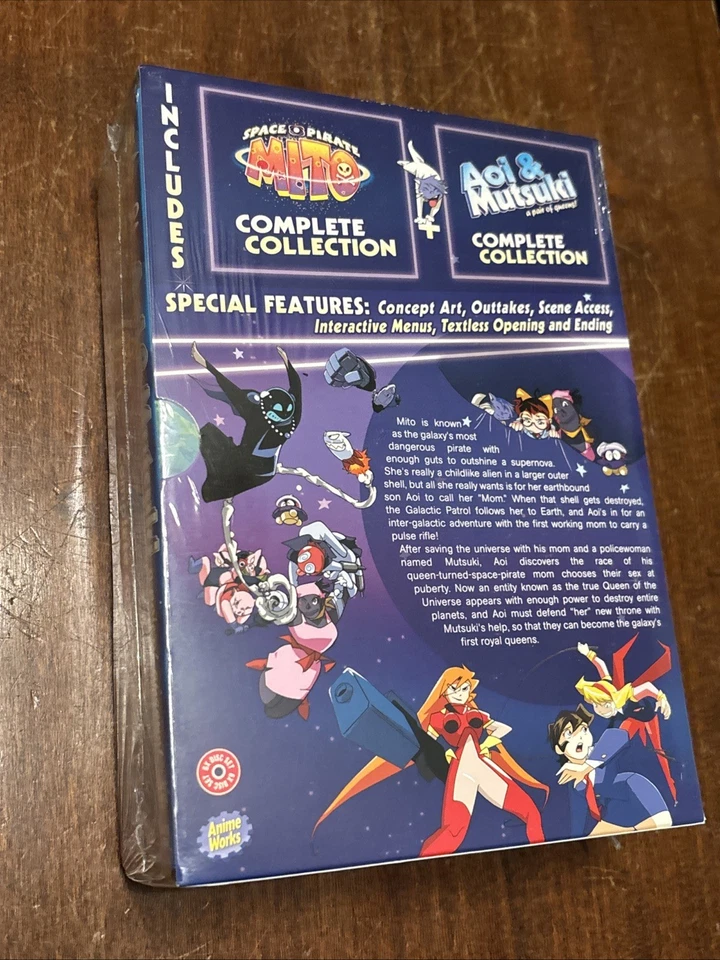Space Pirate Mito: Complete Anthology (DVD, 6 Disc Set) NEW SEALED - Image 2 of 4