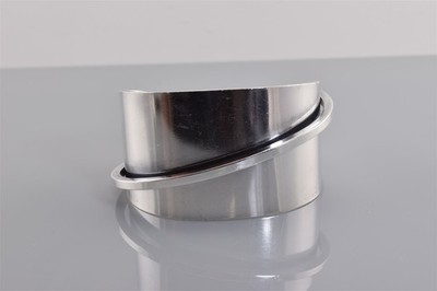 RARE Henry STEIG Sterling Silver Modernist Statement Cuff 925 Bracelet 50g 6.5''