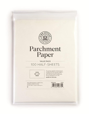 King Arthur Flour Precut Baking Parchment Paper, Heavy Duty, Professional Grade,