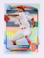 2025 Topps Bowman Chrome TINK HENCE Baseball Prospect Refractor /499 BCP-101