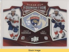 2019-20 Upper Deck Clear Cut Foundation Jonathan Huberdeau Keith Yandle READ 1o3