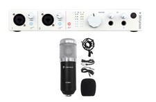 Arturia Minifuse 4 White 4x4 USB MIDI Audio Interface Recording Microphone