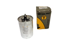 TITAN PRO TRCFD4575 ROUND DUAL MOTOR CAPACITOR 45/7.5 440/370 VAC