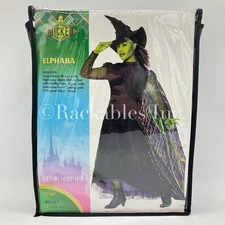 [01853951] Spirit Halloween Wicked Movie Adult Elphaba Deluxe Costume Sizes Vary