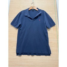 Polo Ralph Lauren Kids Navy Blue Short Sleeve Collared Polo Shirt XL 18-20