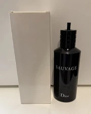 Sauvage Refill by Christian Dior 300 ML  /10oz Men's EDT REFILL NEW + 2 Samples