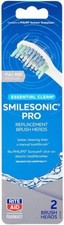 2pk SmileSonic Pro Electric Toothbrush Head Fits Philips Sonicare/1gray/1blue 11