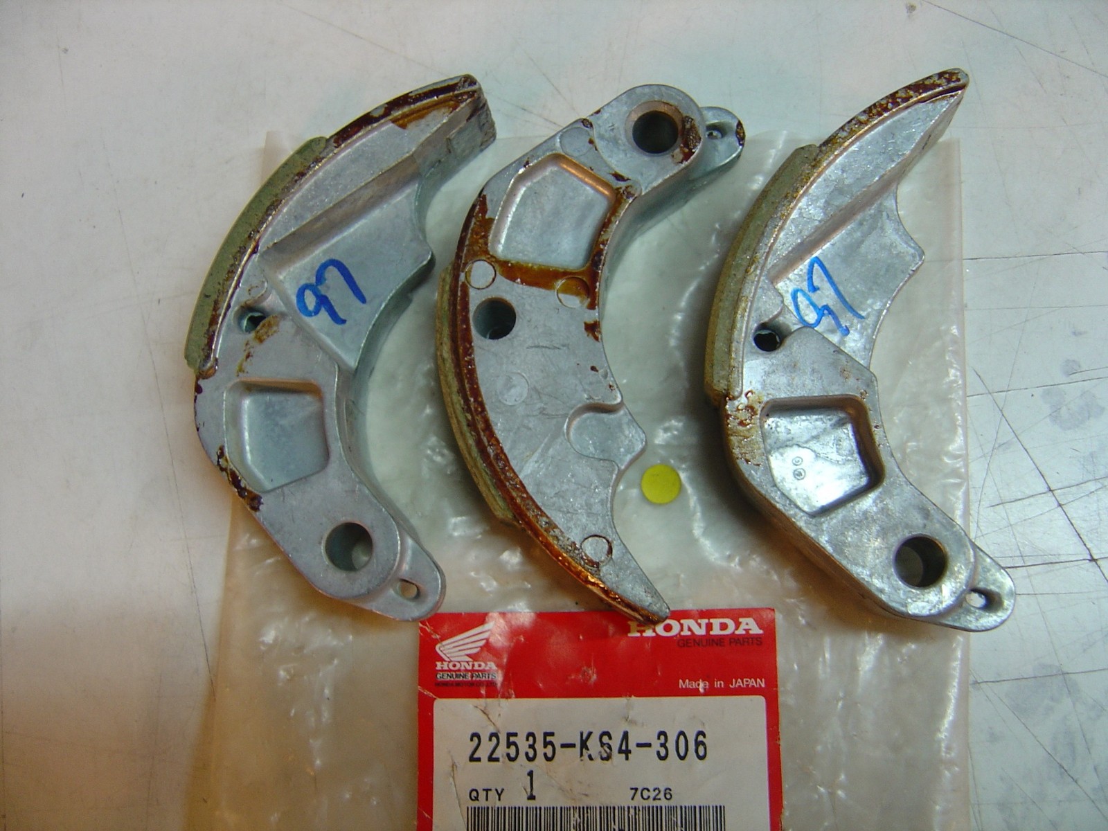 Jeu de mâchoires d'embrayage CN250 Spazio 1991-1997 pour scooter Honda