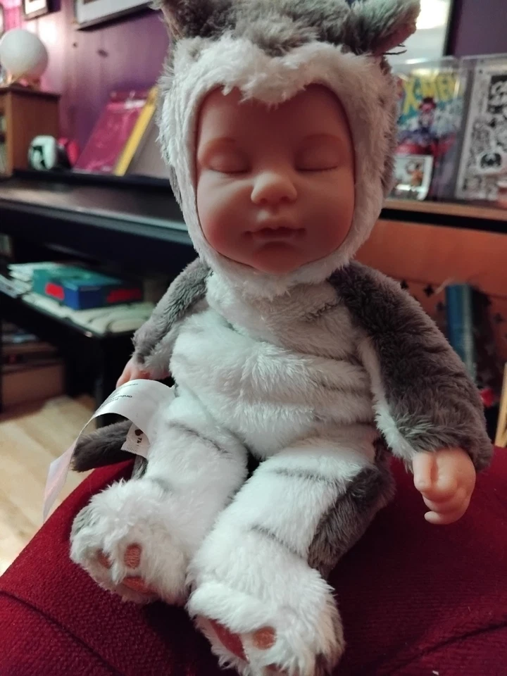 Muñeca Baby Kitten Anne Geddes 9 pulgadas Little Sister 2022 llena de frijoles nueva sin caja  Foto 2 de 4