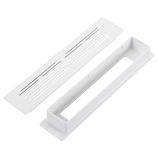 Air Vent Covers, 6.5 x 1.3 Inch (L x W) Two Sided Grille Ventilation, White