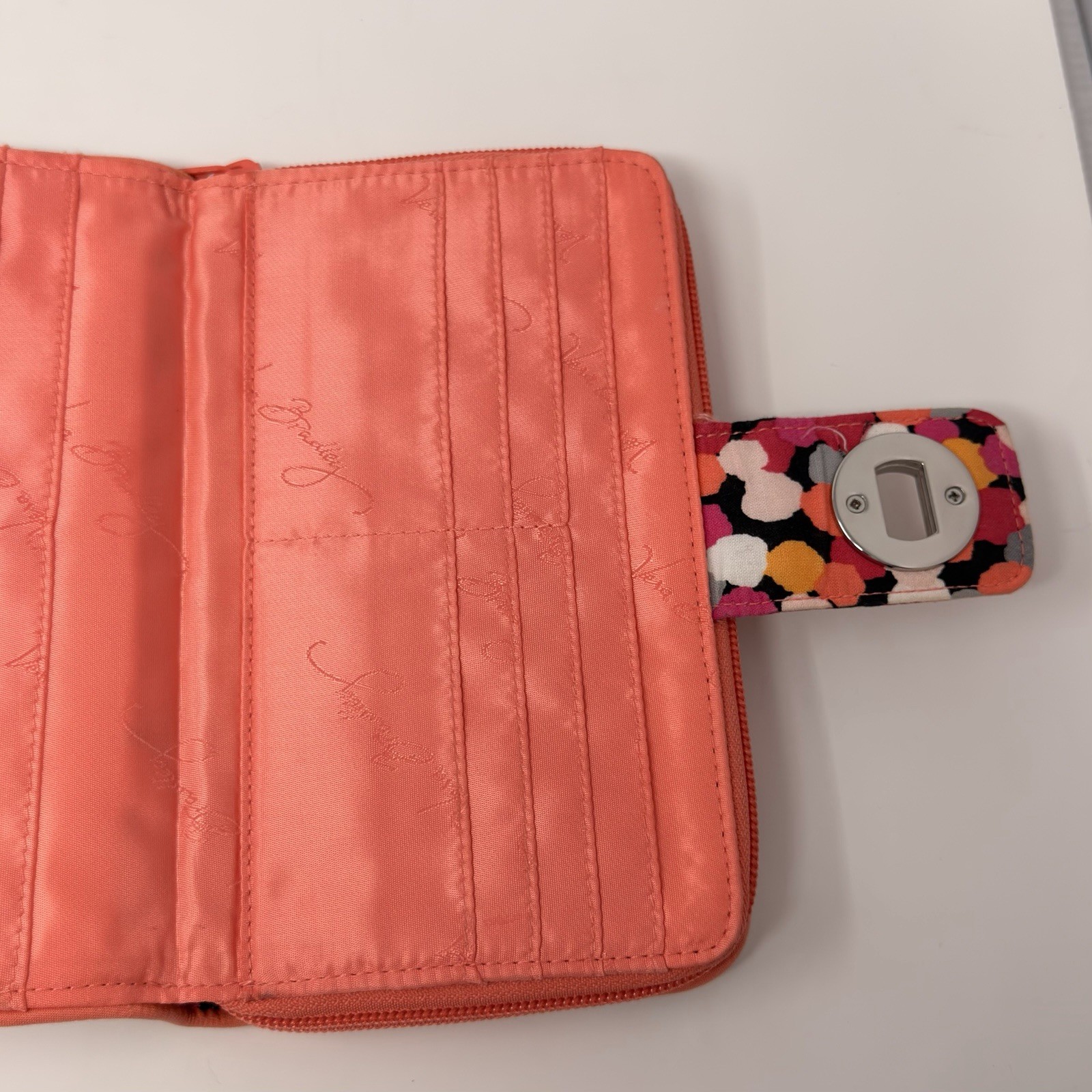 Vera Bradley Pixie Confetti Retired Ziparound Tur… - image 17