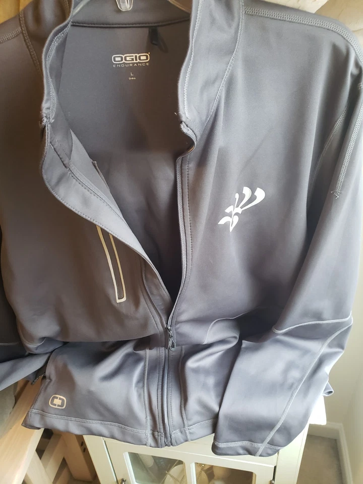 Ogio Endurance Jacket Mens Large Grey Athletic Performance Stretch Pockets Golf - Image 3 of 4