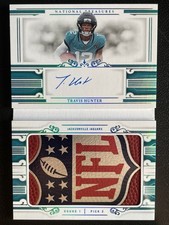 2025 National Treasures Jumbo Prime Booklet Travis Hunter 7/10 Patch Auto RC