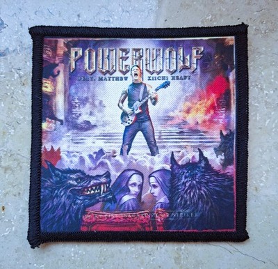 PATCH / AUFNÄHER -- POWERWOLF - FEAT. MATTHEW KEECHI HEAFY -- POWER METAL