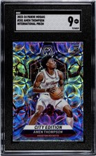 2023-24 Panini Mosaic City Edition International Prizm Amen Thompson #281 SGC 9