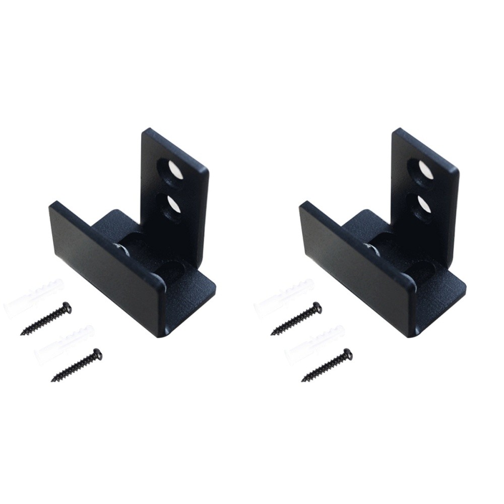 2-Pack Bottom Glide Sliding Door Wall Guide Groove Stoppers