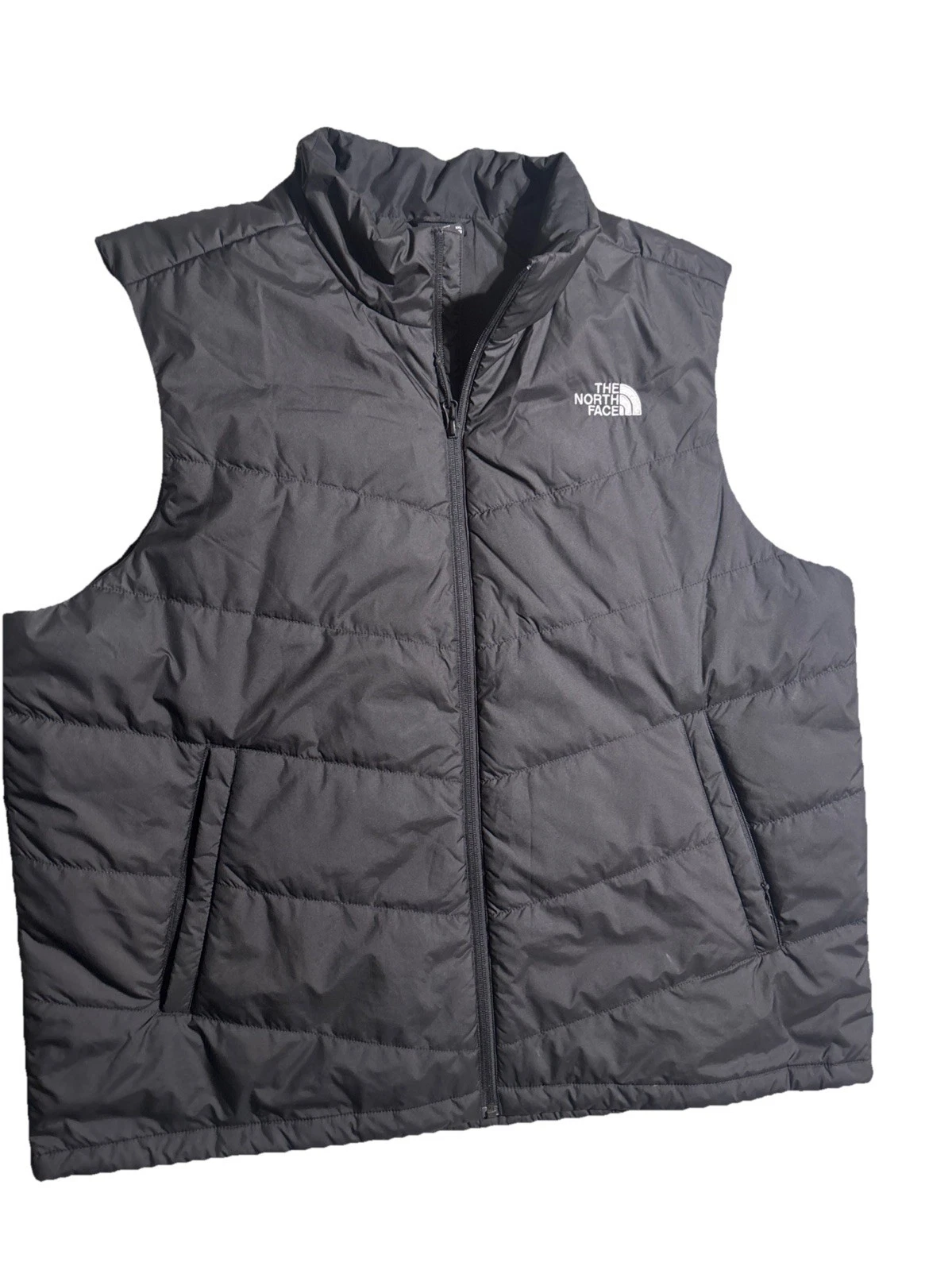 The North Face Vest Mens 2XL Black Quilted Insulated Full Zip Outdoor Puffer
Opens in a new window o