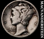 1930 Mercury Dime- Silver- Scarce Better Date- No Reserve #K2088