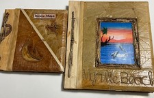 Hand Made Photo Album- Scrapbook Lot Of 2