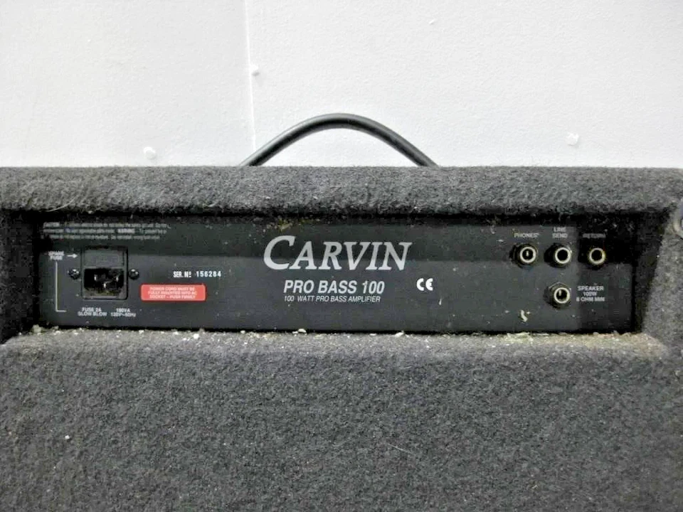 Carvin Pro Bass 100 Amplifier 100W Bass Combo Amp Powerful USA Made FREE SHIPPIN - Image 4 of 4