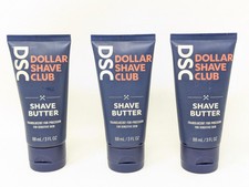 Lot of 3 NEW Dollar Shave Club Shave Butter 3 Fl Oz Each