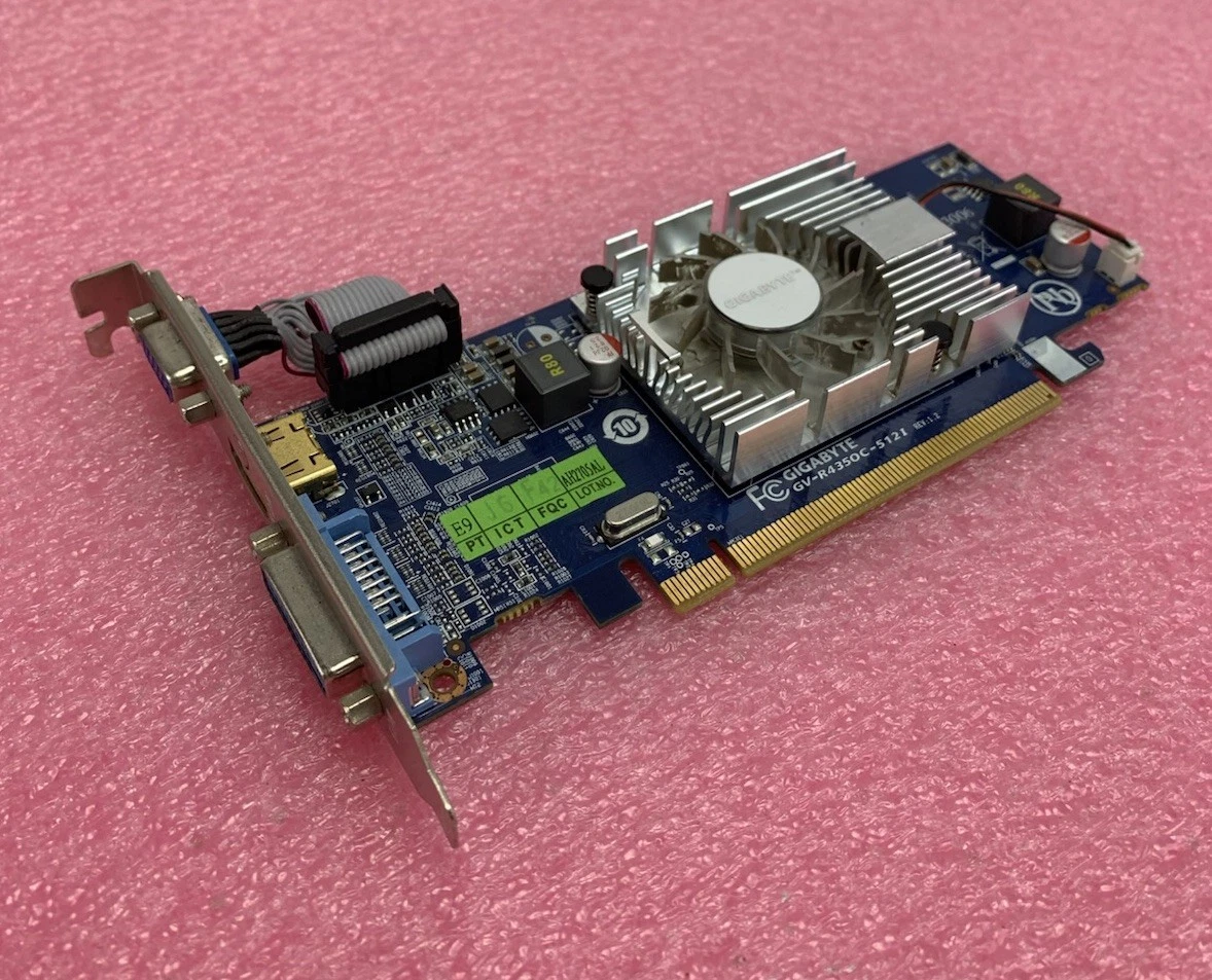 Carte vidéo PCI-E Sapphire Radeon HD4350 512MB GDDR2 - 288-30E99-D01AC