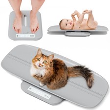 Multifunctional Baby  Pet Scale - Weigh Up to 330lbs, Digital with Hold Grey