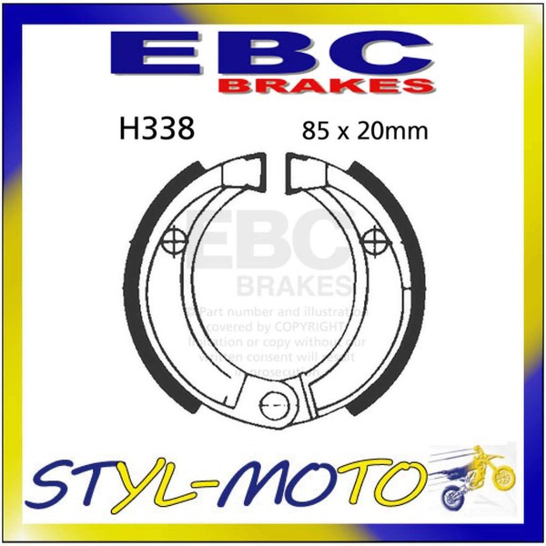 H338 Rachen Vorne Links EBC TGB 50 Hornet 2004-2005-image