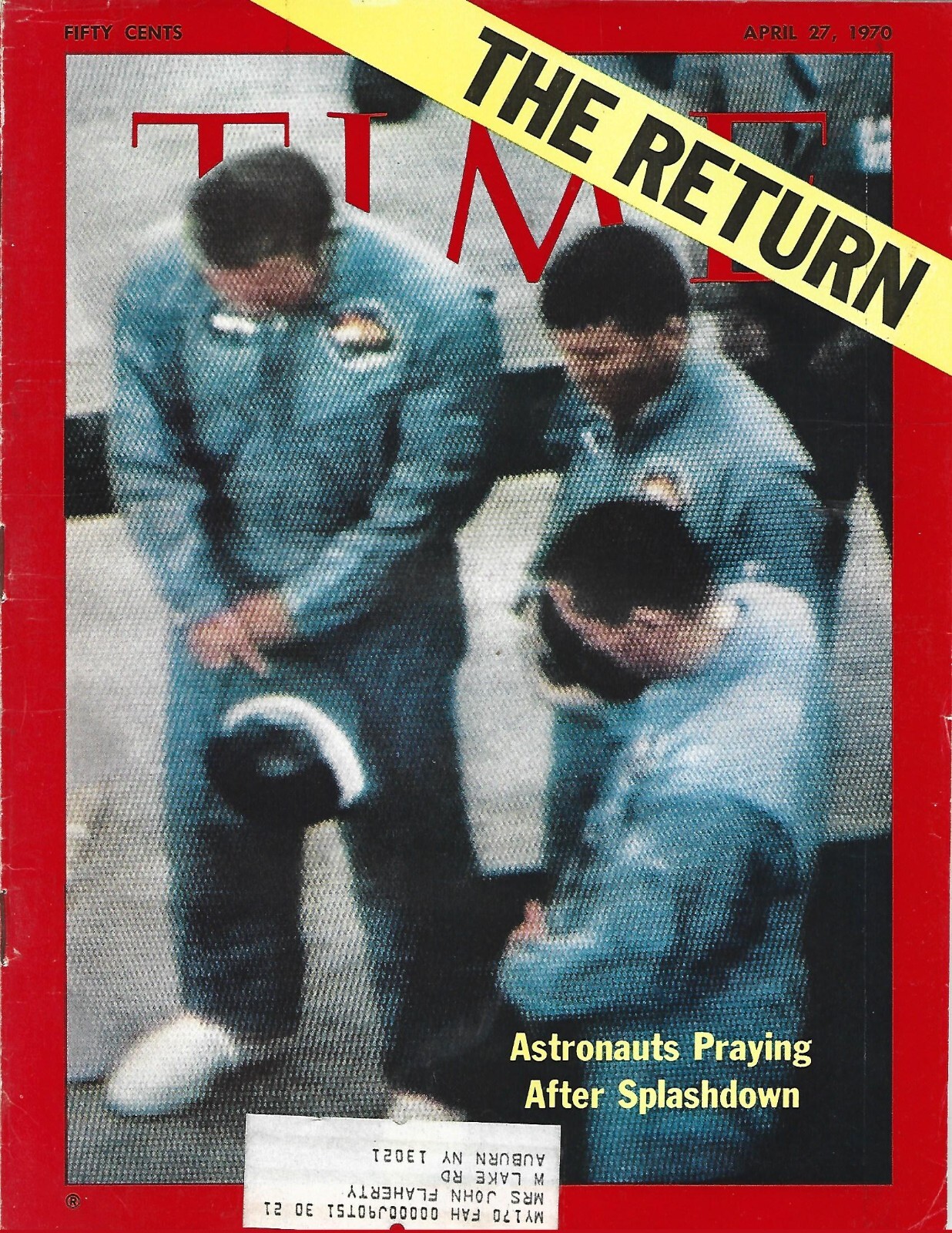 APRIL 27 1970 TIME MAGAZINE ASTRONAUTS RETURN SPLASHDOWN WORLD PEOPLE