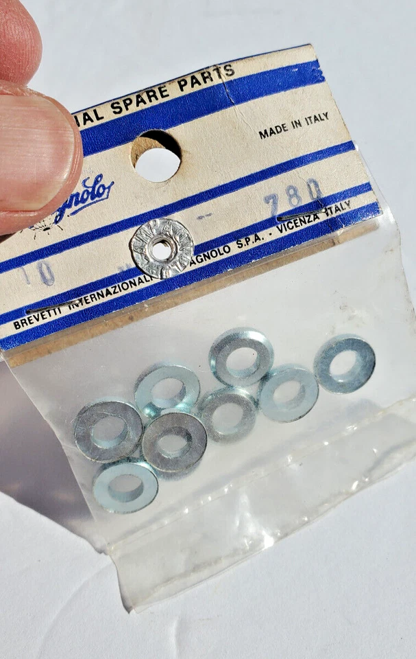NOS Campagnolo Nuovo Record Front Derailleur Cable Anchor Washer Bicycle Colnago - Image 4 of 4