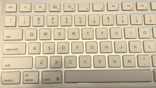 Logitech K750 WIRELESS SOLAR WHITE KEYBOARD KEYCAPS KEYS FULL ASSEMBLY (Y-R0016) - Picture 3 of 5