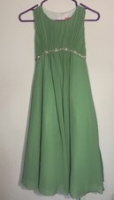Little Girls Formal Green Party Dress Size 8