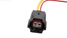 2 Pin Fuel Injector Plug Connector For VW Audi A4 A6 Seat Skoda 06A973722