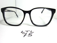 Vtg Late 80s Early 90s Round Black Eyeglass Frame Exclusive 6086 Unisex LTL-75 