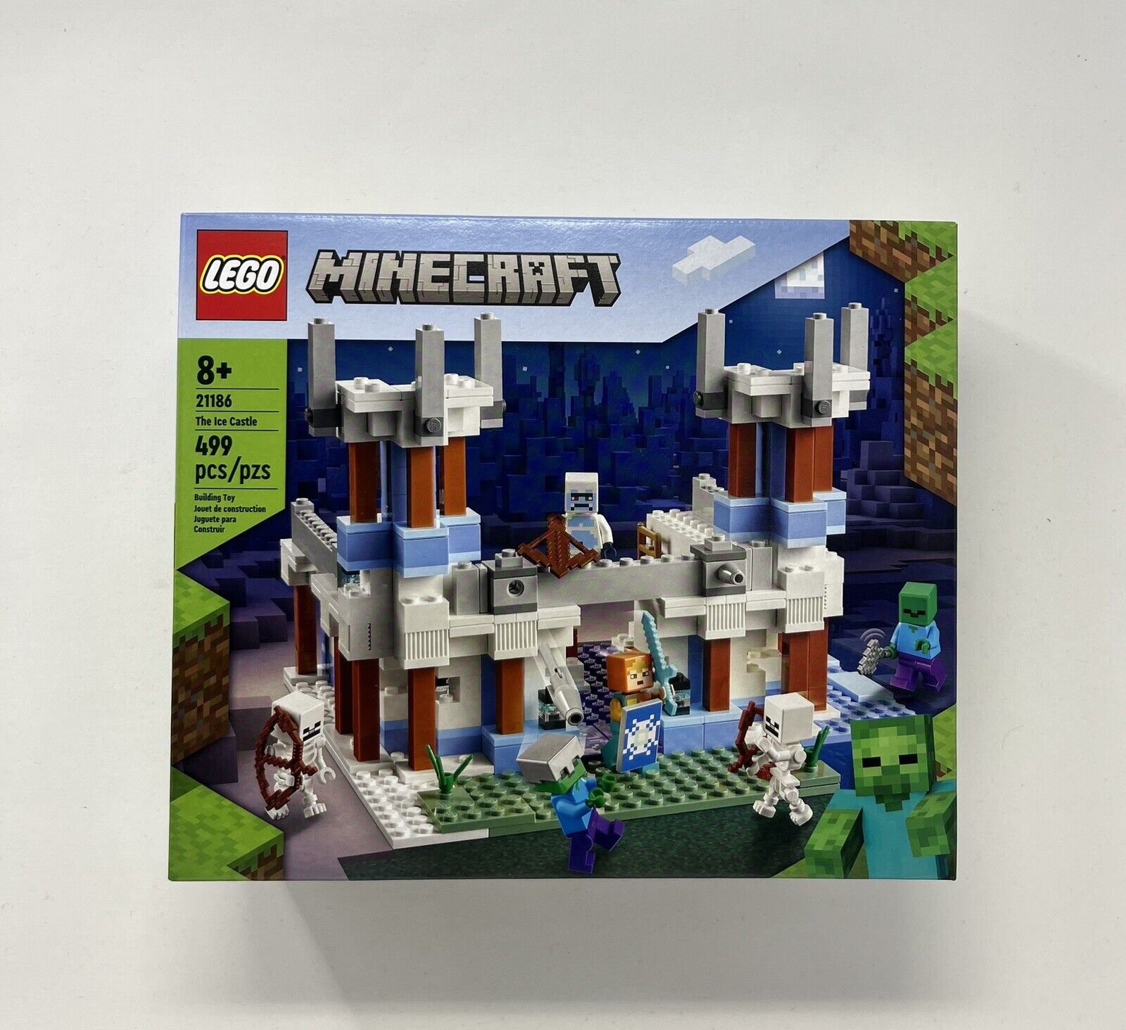 New! LEGO Minecraft The Ice Castle Set 21186