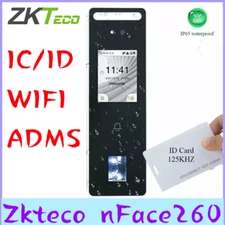 Zkteco nFace260 TCP/IP Finger print Face Facial Recognition Door Access Control