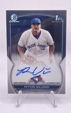 2022 Peyton Williams 1st Bowman Chrome Prospects Auto Rookie Blue Jays 