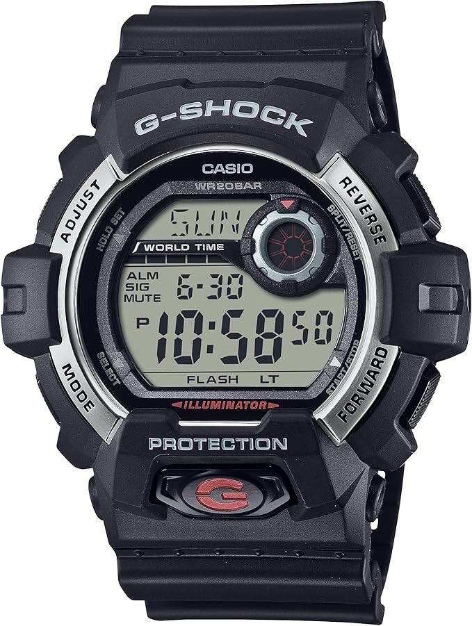 Casio G-Shock Digital Watch G-8900S-1 Series, Easy Bright LED