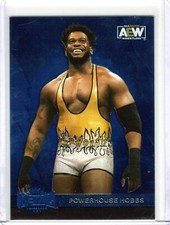 2022 AEW Metal Universe Blue Spectrum Powerhouse Hobbs