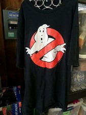 Vintage T Shirt Ghostbusters Blck Full Logo Chestl Size L No Tag