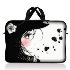 10" 10.1" 10.2" 9 8 Laptop Sleeve Netbook Sleeve Bag Case Cover Tablet Girl Face