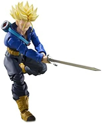 Figura de acción Dragon Ball Z Super Saiyan Trunks S.H.Figuarts F/S con # de seguimiento NUEVA