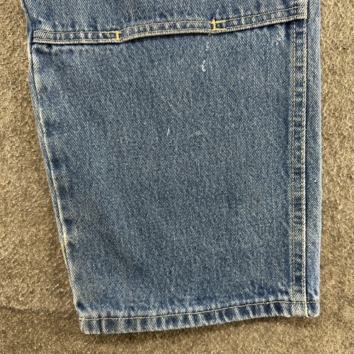 Dickies Jeans Mens 36x34 Blue Carpenter Relaxed Fit Double Knee Distressed Y2K - Picture 7 of 21