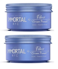 Immortal NYC Fiber Cream Shine/Flexible Strong 150ml ( 2 Pack  ) | Cream Pomade