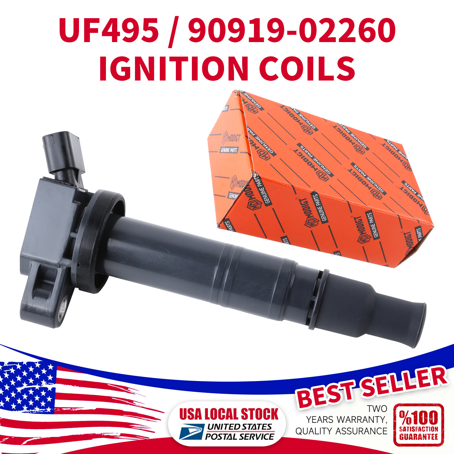 High Performance Ignition Coil UF495 for Toyota Camry Tacoma Tundra 4Runner