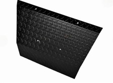 Fits EZGO TXT Golf Cart Aluminum Diamond Plate Front Shock Bumper Cover Black