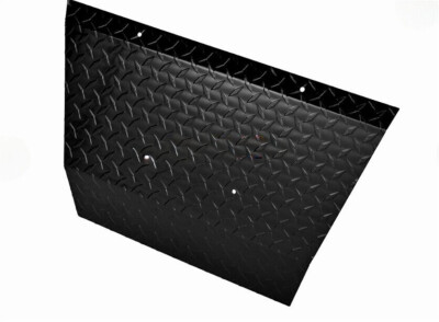 Fits EZGO TXT Golf Cart Aluminum Diamond Plate Front Shock Bumper Cover Black